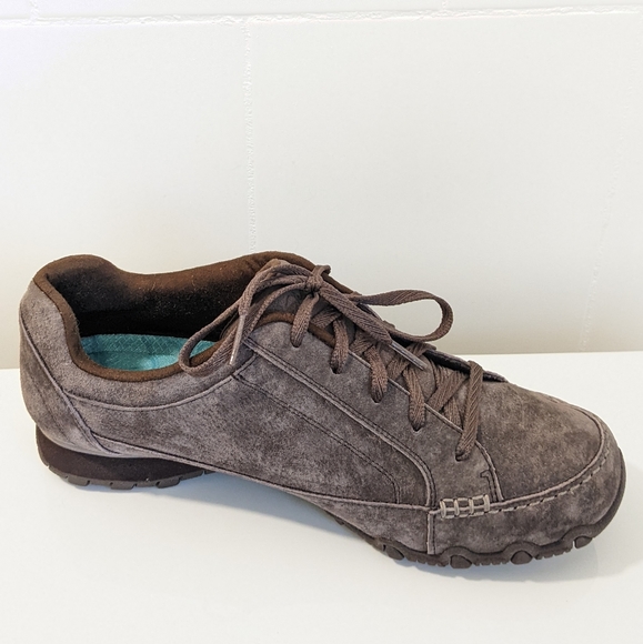 Sketchers suede walking sneakers - Picture 4 of 15